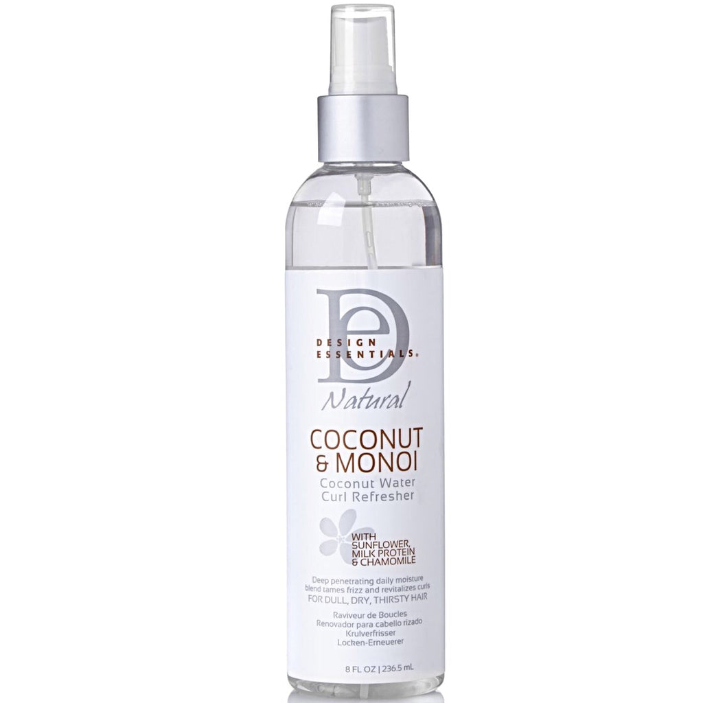 Design Essentials Coconut & Monoi Coconut Water Curl Refresher 8oz