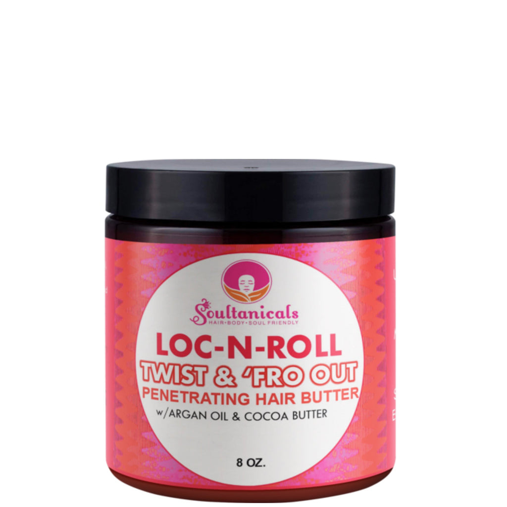 Soultanicals Loc-n-roll Twist & Fro Out- Berry Cute Yummy Fruit Flava 8oz