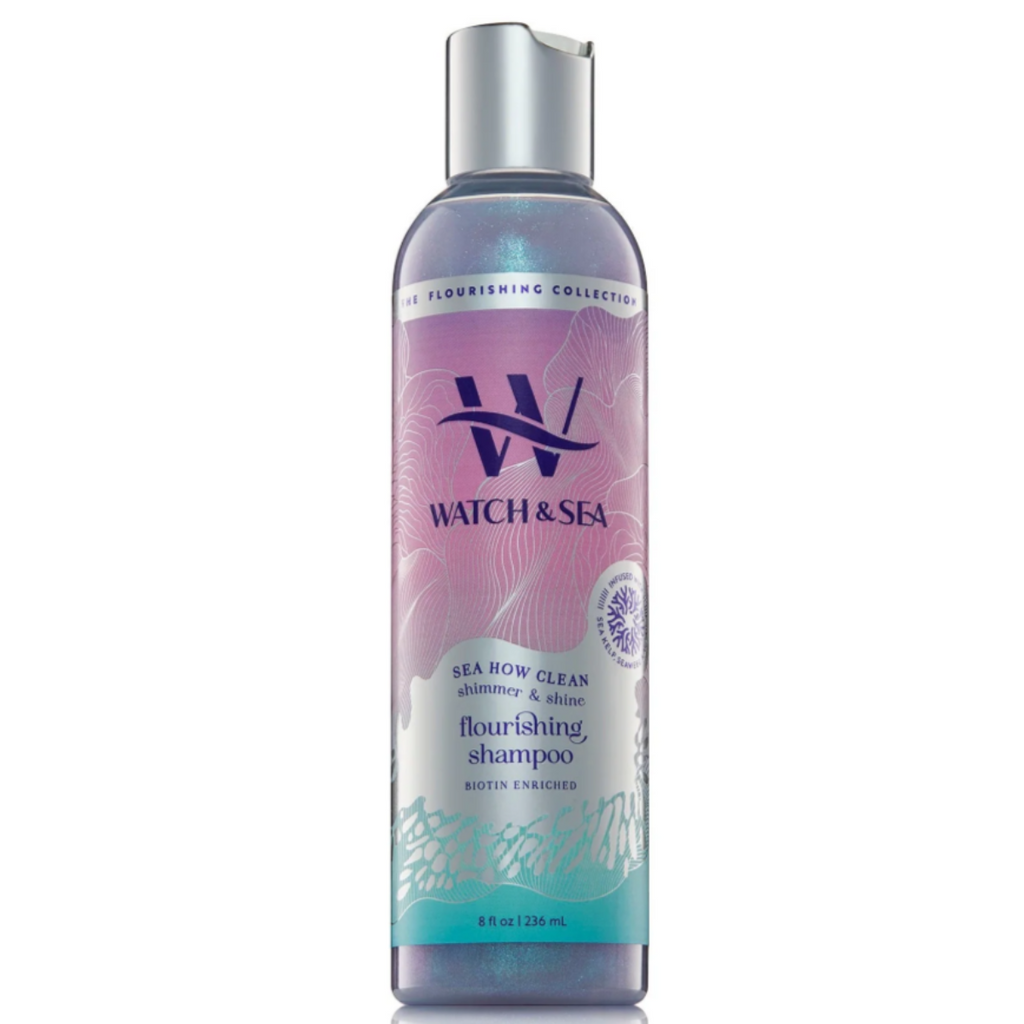 Watch & Sea “SEA HOW CLEAN” Shimmer & Shine Flourishing Shampoo 8oz