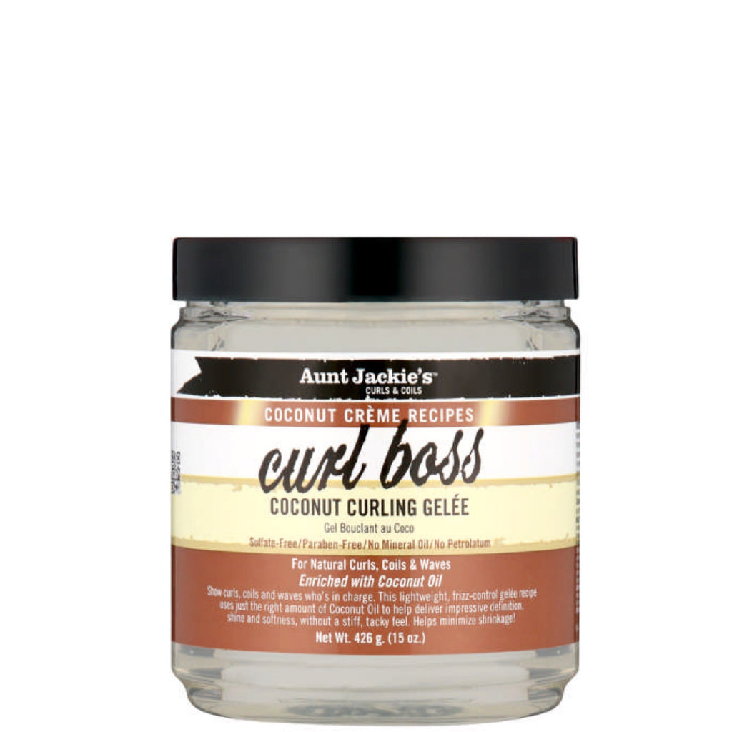 Aunt Jackie’s Coconut Creme Recipes Curl Boss Coconut Curling Gèlee 15oz