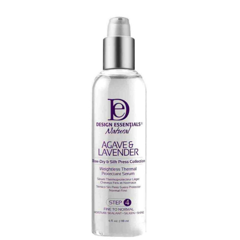 Design Essentials Agave & Lavender Weightless Thermal Protectant Serum 4oz