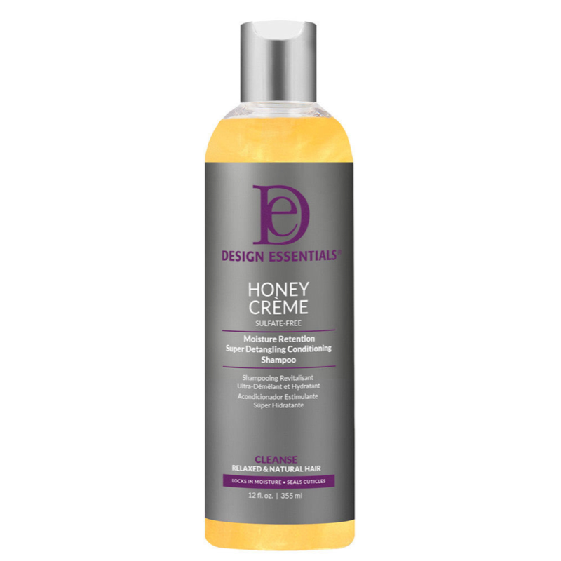 Design Essentials Honey Creme Moisture Retention Super Detangling Conditioning Shampoo 12oz