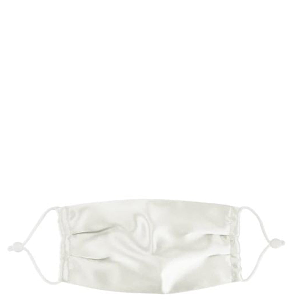 Dreamee Curls 100% Mulberry Silk Face Mask - White