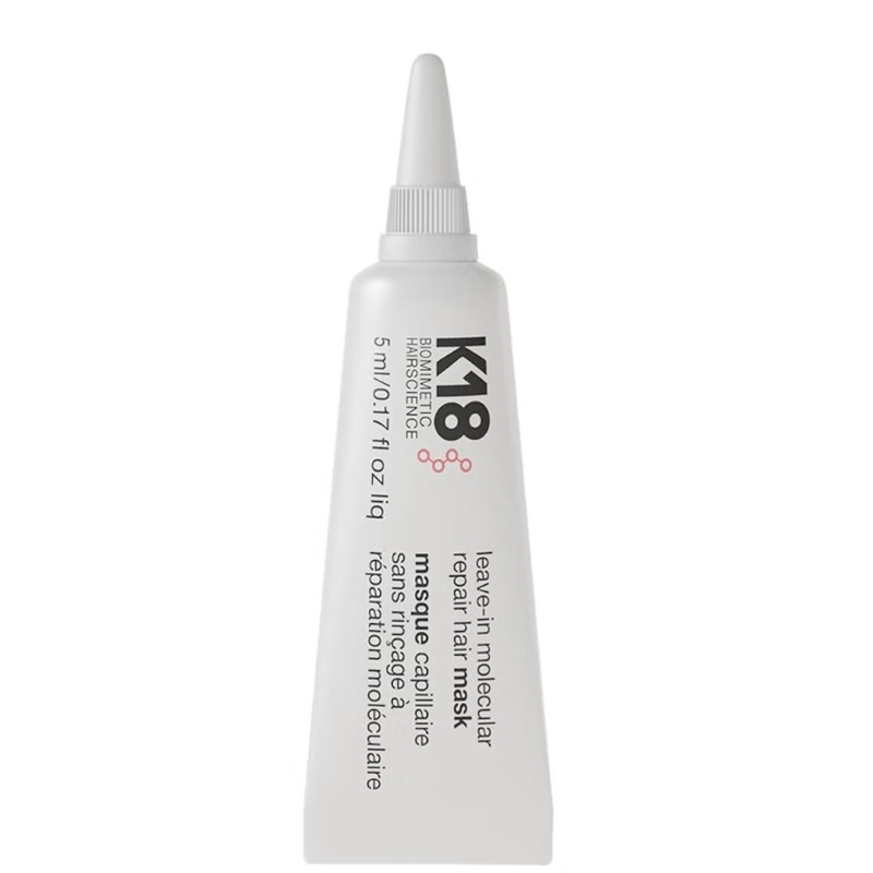 K18 Leave-In Molecular Repair Hair Mask 4 Minute Speed Treatment - 0.17oz