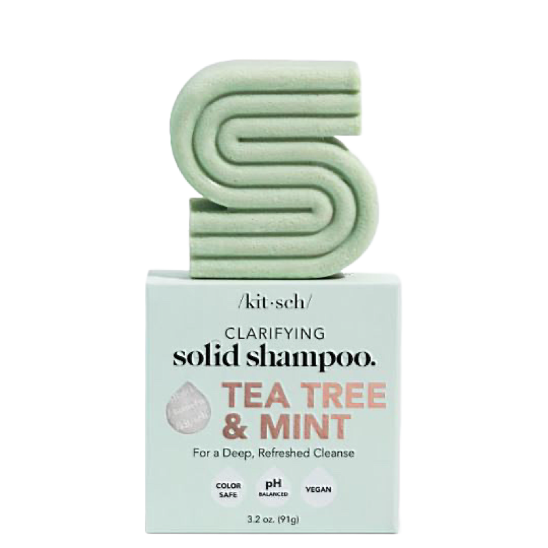 Kitsch Tea Tree + Mint Clarifying Shampoo Bar 3.2oz