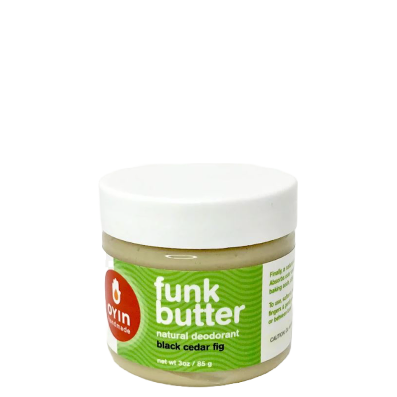 Oyin Funk Butter Odor Absorbing Natural Deodorant 4oz - Black Cedar Fig