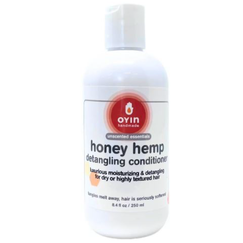 Oyin Honey Hemp Detangling Hair Conditioner- Unscented 8oz