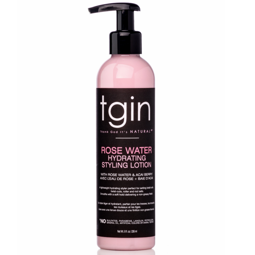 TGIN Rose Water Hydrating Styling Lotion 8oz