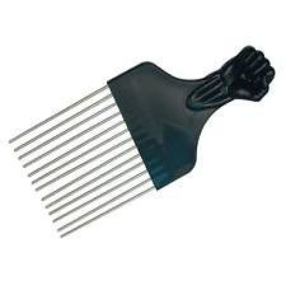 Metal afro outlet comb