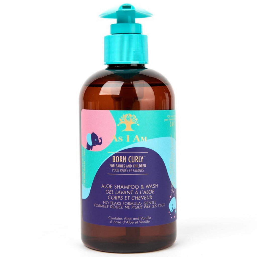 As I Am Born Curly Aloe Shampoo & Wash 8oz