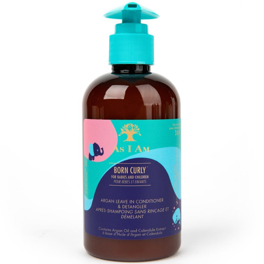 As I Am Born Curly Argan Leave In Conditioner 8oz