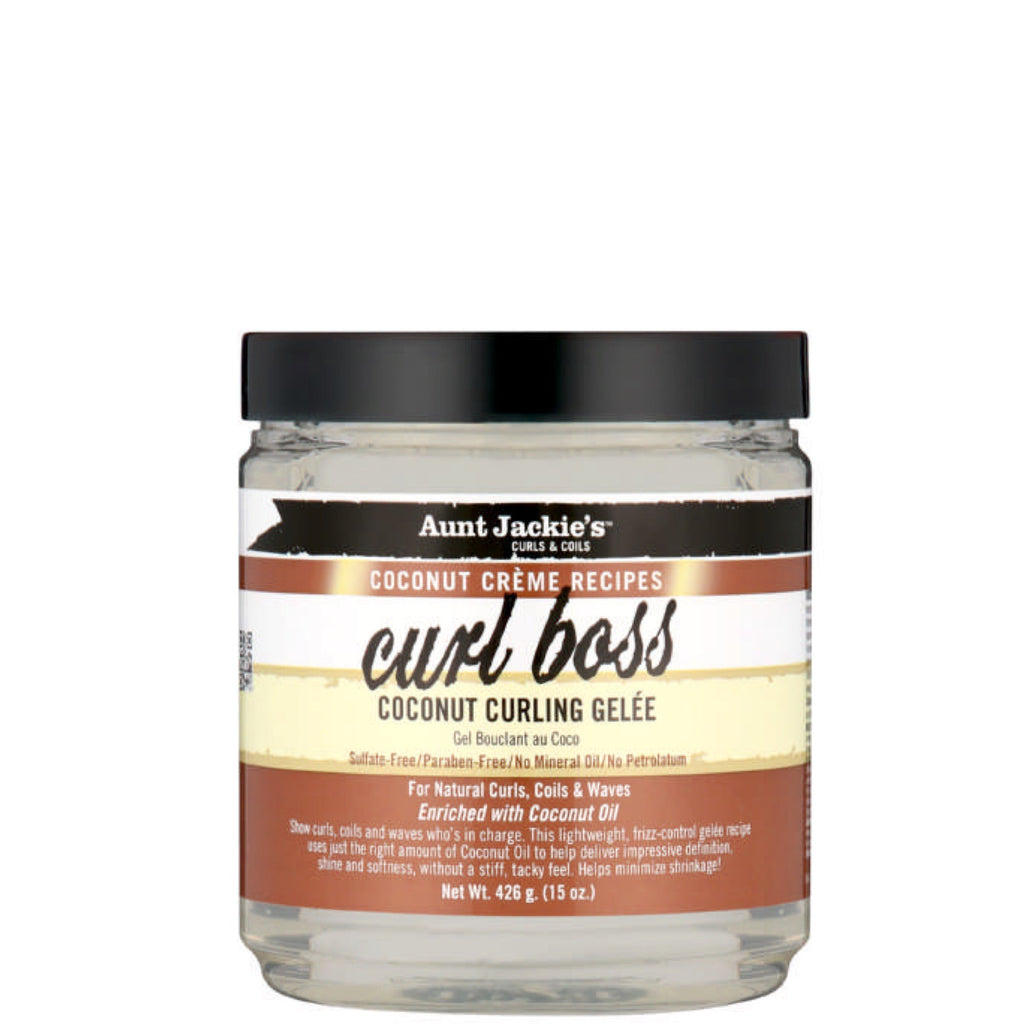 Aunt Jackie’s Coconut Creme Recipes Curl Boss Coconut Curling Gèlee 15oz