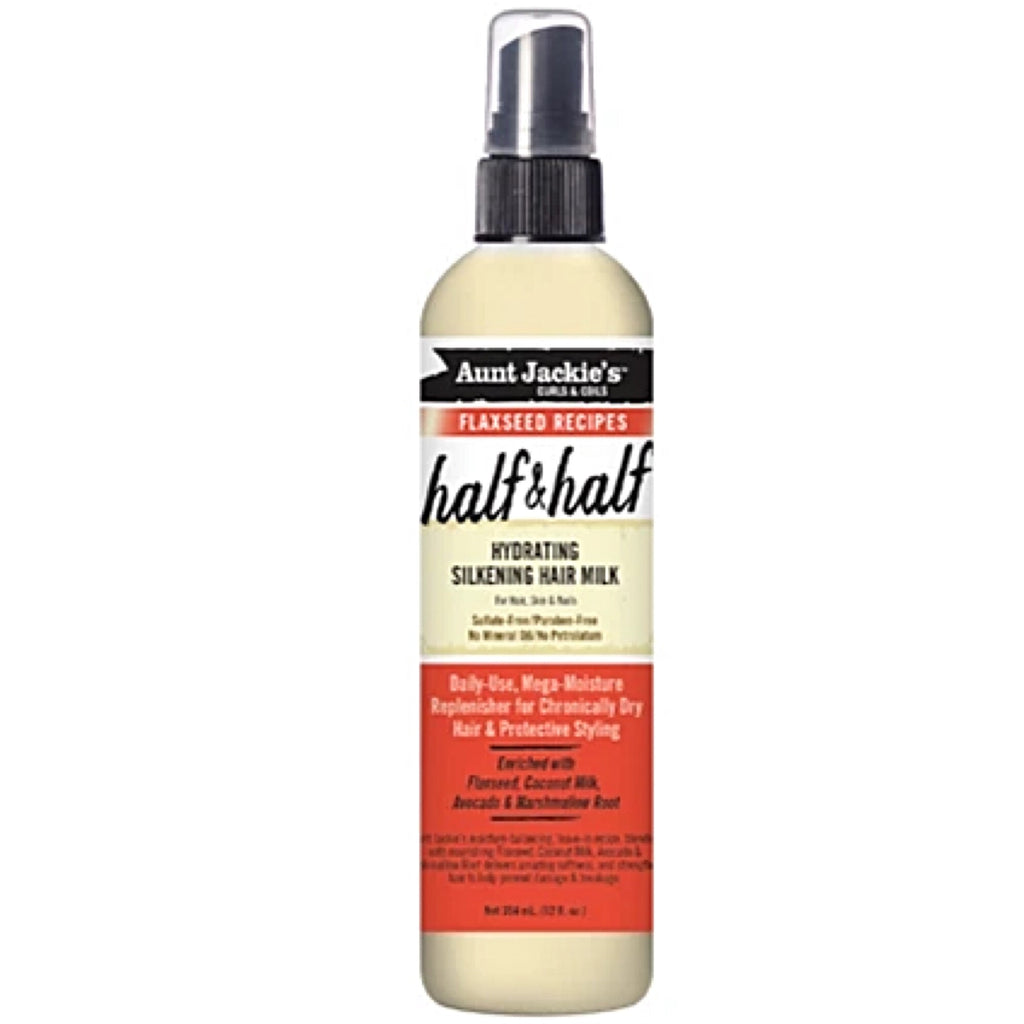 Aunt Jackie’s Flaxseed Recipes Half & Half Hydrating Silkening Hair Milk 12oz
