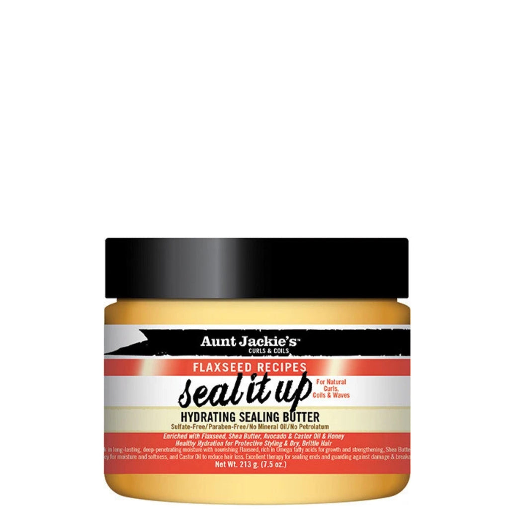 Aunt Jackie’s Flaxseed Recipes Seal It Up Hydrating Sealing Butter 7.5oz