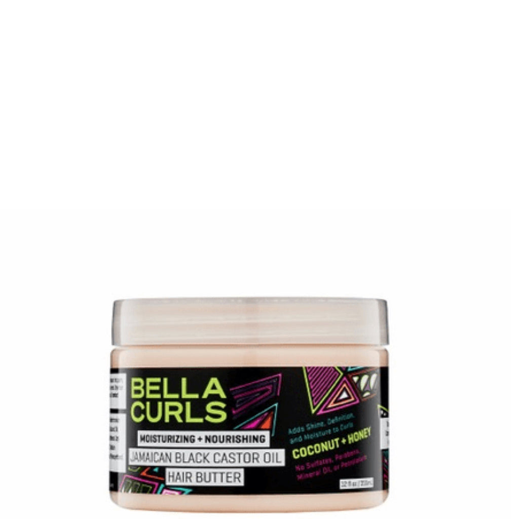 Bella Curls Moisturizing And Nourishing Jamaican Black Caster Oil Hair Butter 12oz