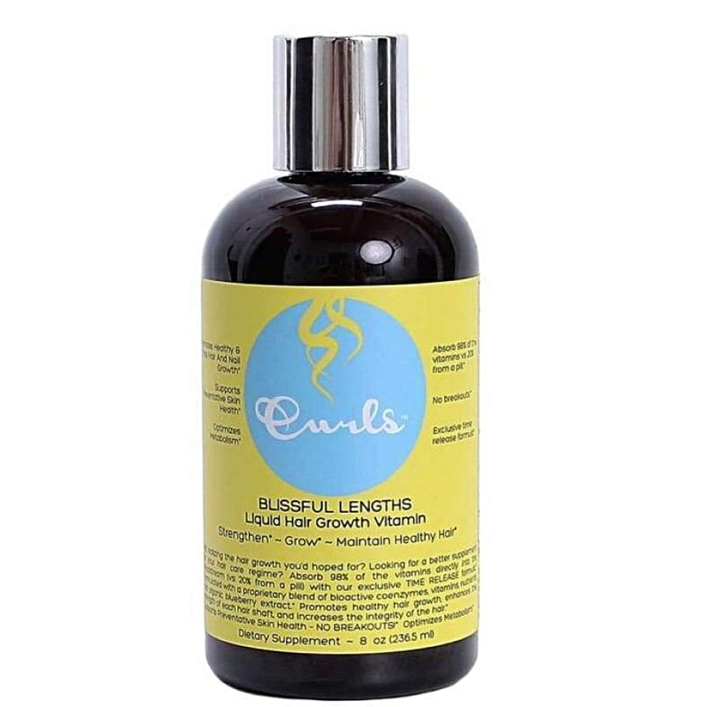 Curls Blissful Length Hair Growth Liquid Vitamins 8oz