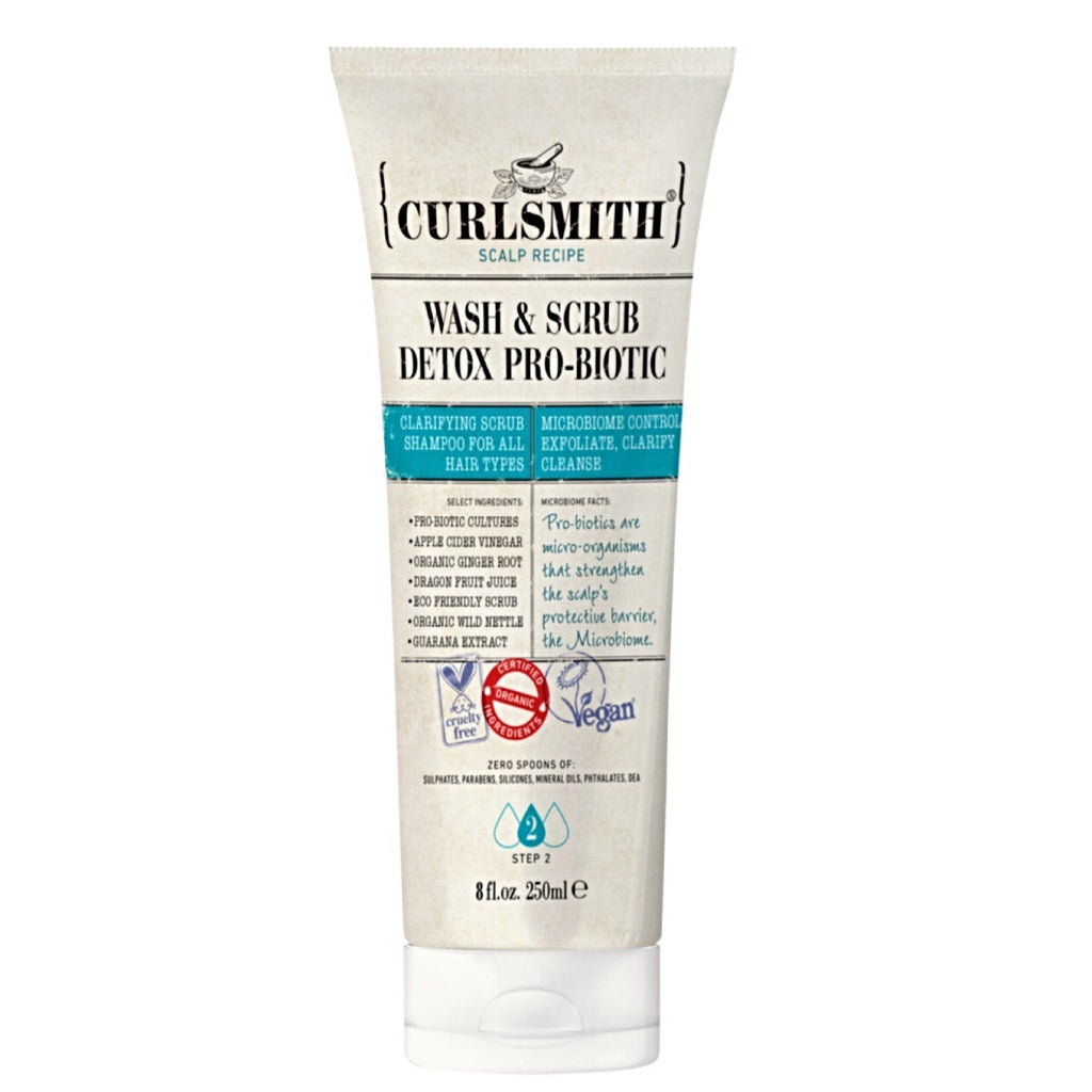 Curlsmith Wash & Scrub Detox Pro-Biotic 8oz