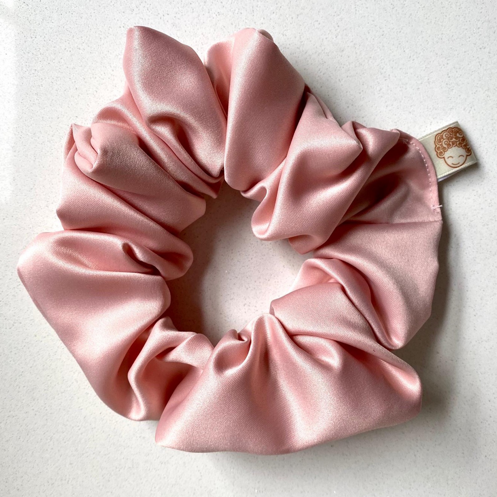 CurlyEllie Curl Scrunchie Medium 6cm - Dusty Pink
