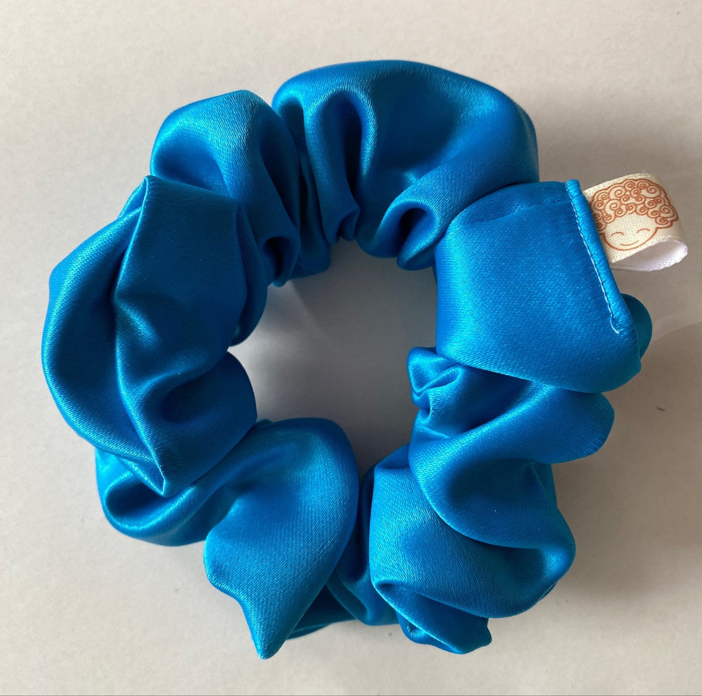 CurlyEllie Curl Scrunchie Medium 6cm - Light Blue