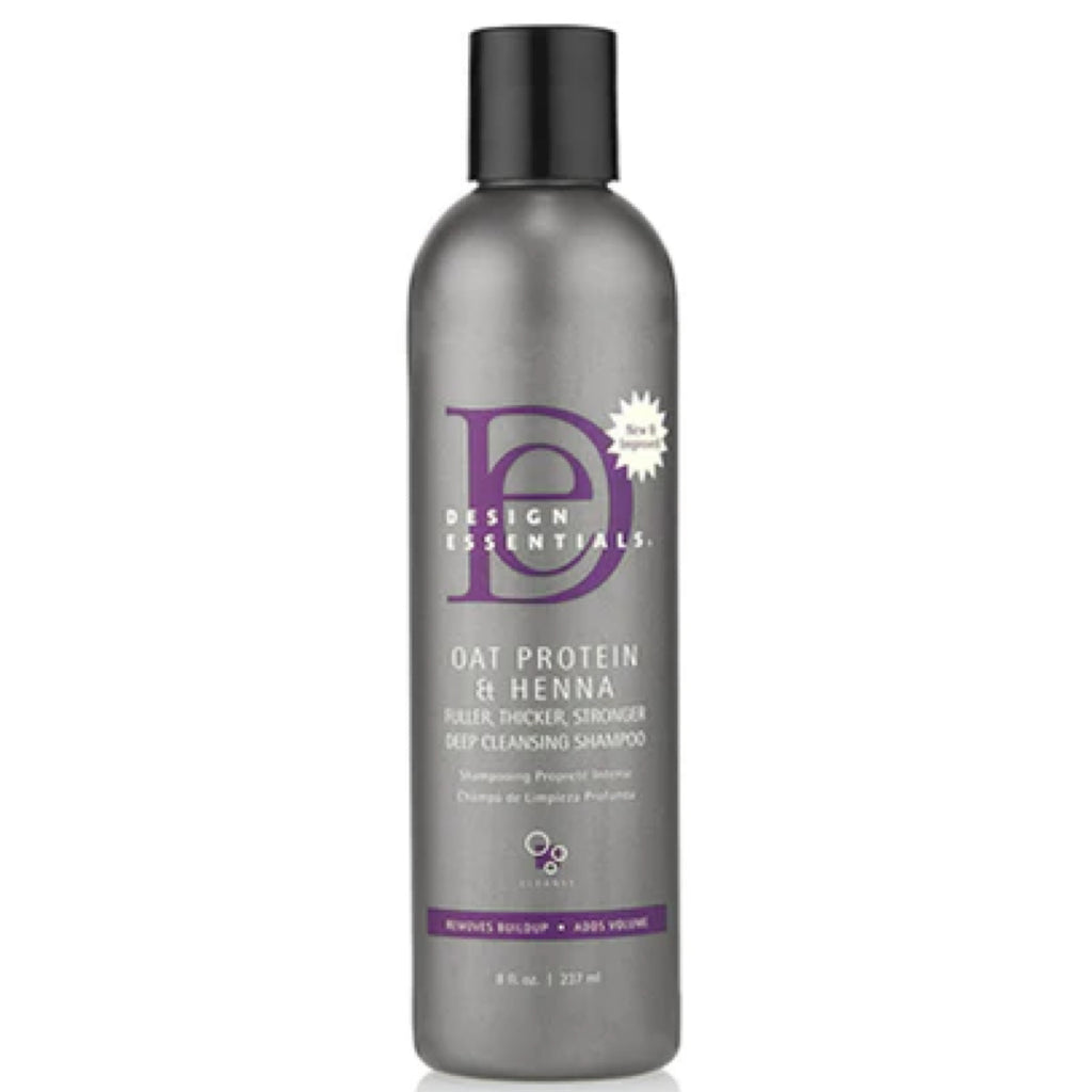 Design Essentials Oat Protein and Henna Deep Cleansing Shampoo 8oz