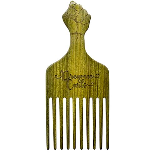 Dreamee Curls Bamboo Hair Pik - Green