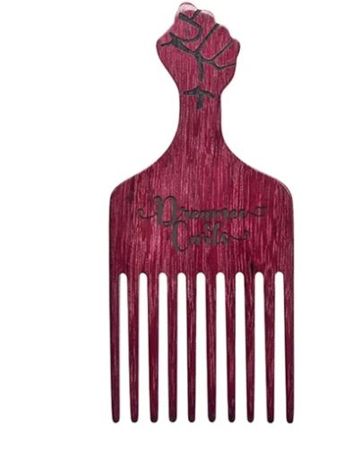 Dreamee Curls Bamboo Hair Pik - Purple