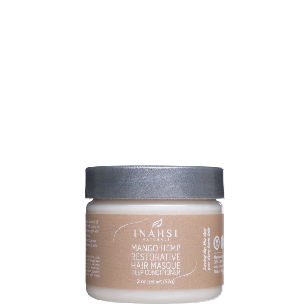 Inahsi Naturals Mango Hemp Restorative Hair Masque 2oz
