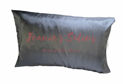 Jeanie’s Satins Pillowcases - Dark Grey