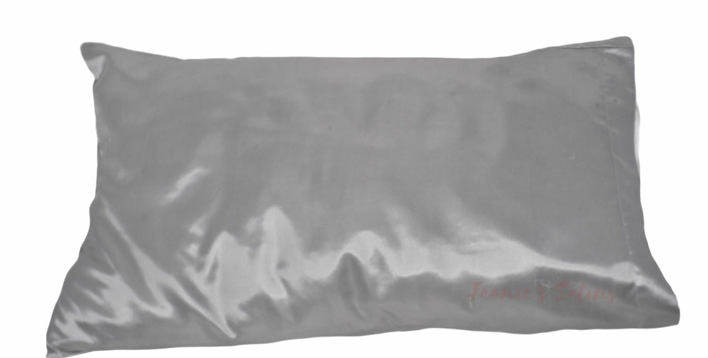 Jeanie’s Satins Pillowcases - Light Grey