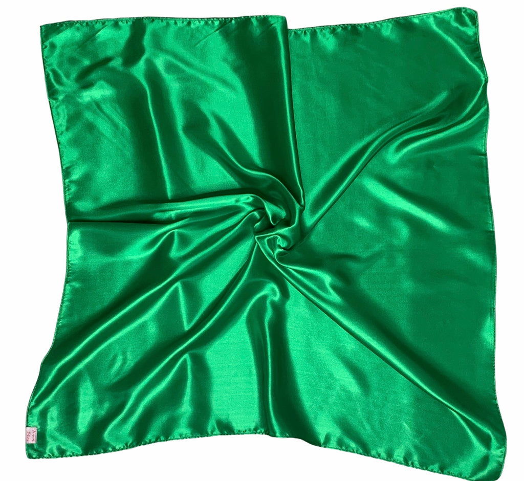Jeanie’s Satins Plain Headwraps - Emerald Green