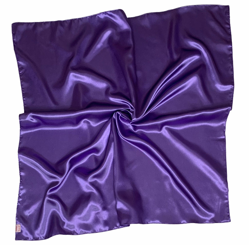 Jeanie’s Satins Plain Headwraps - Purple