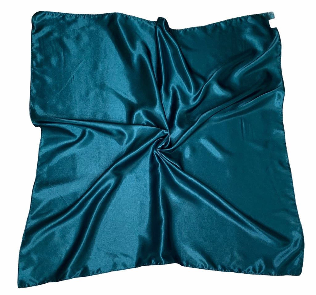 Jeanie’s Satins Plain Headwraps - Teal