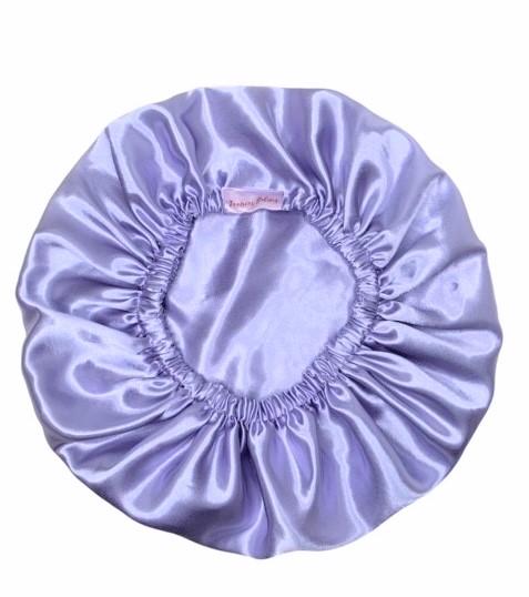 Jeanie’s Satins Plain Medium Bonnets - Lilac