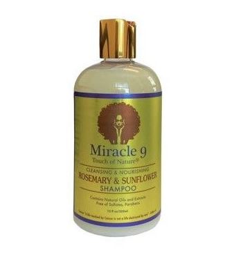 Miracle 9 Rosemary and Sunflower Shampoo 12oz