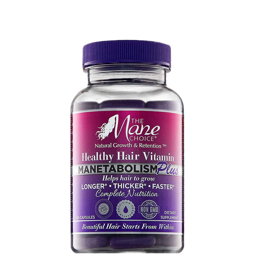 The Mane Choice Manetabolism Plus Hair Growth Vitamins 60 Capsules