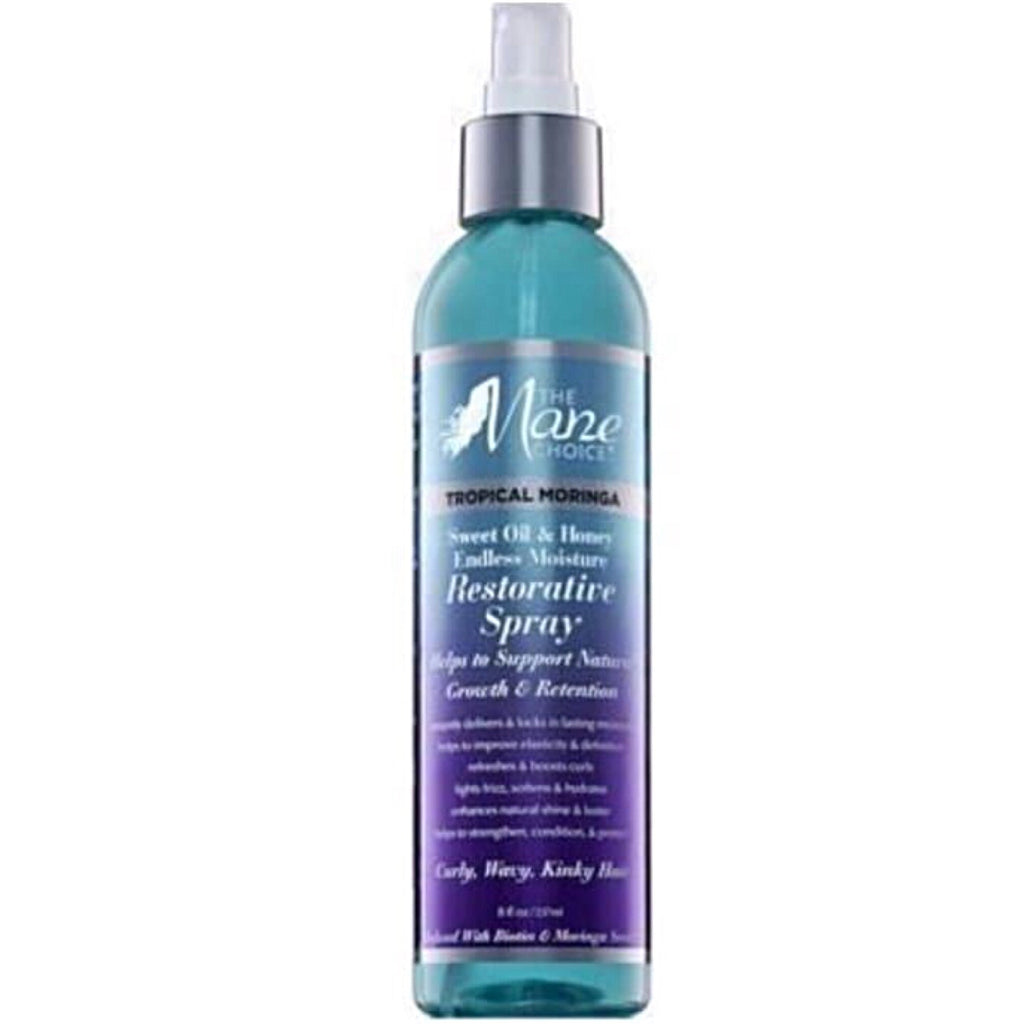 The Mane Choice Tropical Moringa Sweet Oil & Honey Endless Moisture Restorative Spray 8oz