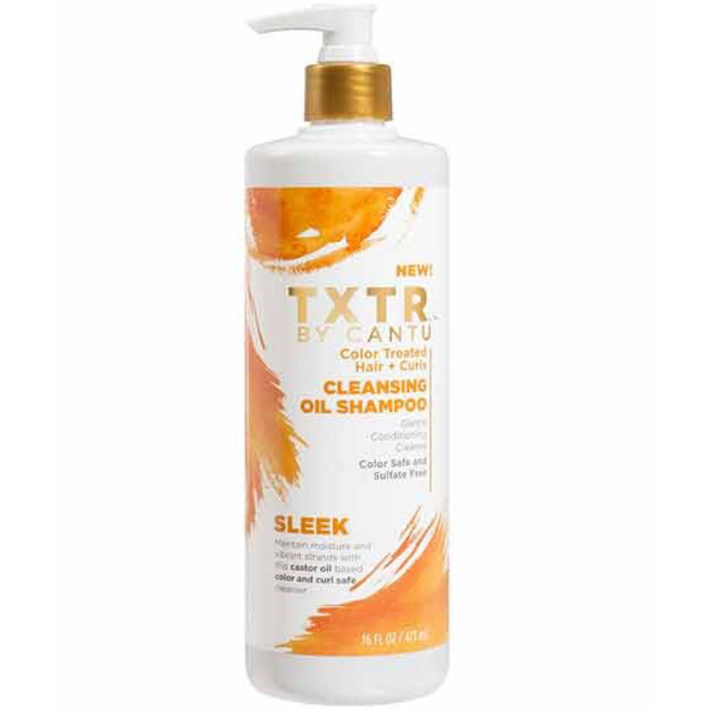 TXTR by Cantu Color Treated + Curls Cleansing Oil Shampoo 16oz